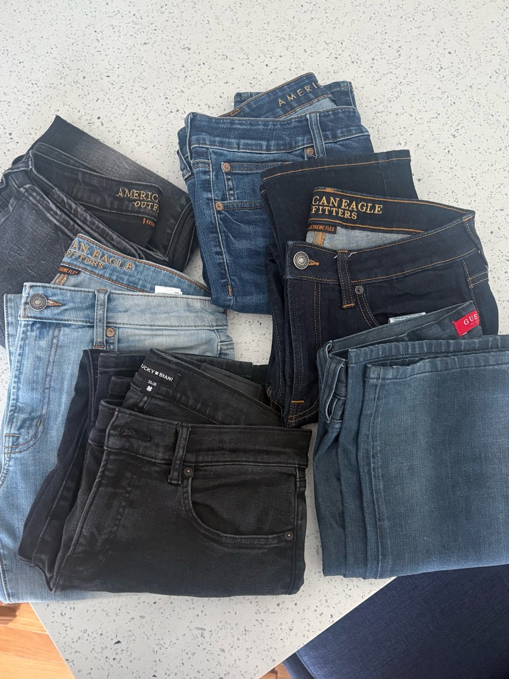 Jeans 6 for $70